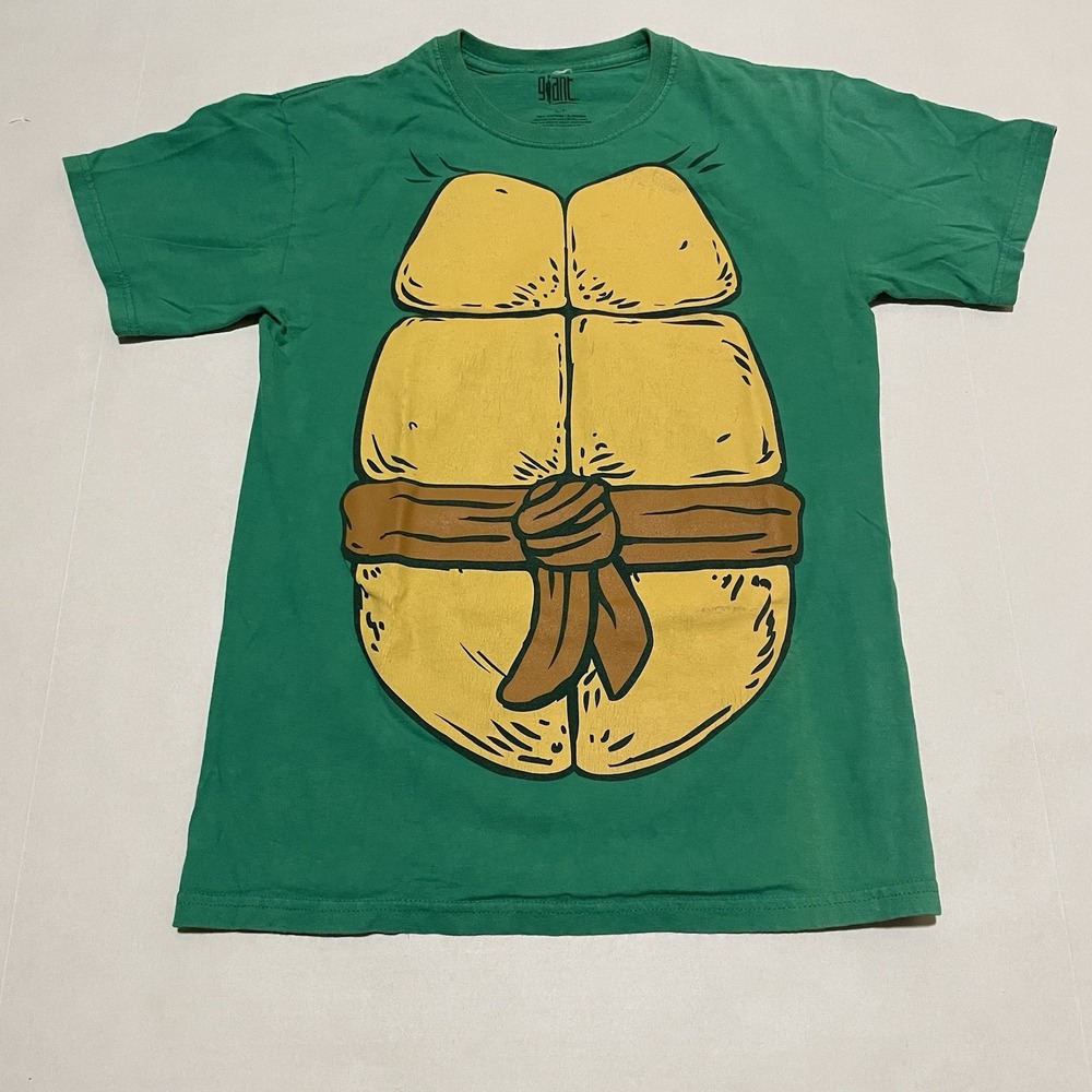 TMNT Giant T-Shirt Size Small Green Teenage‎ Mutant Ninja Turtle Michelangelo